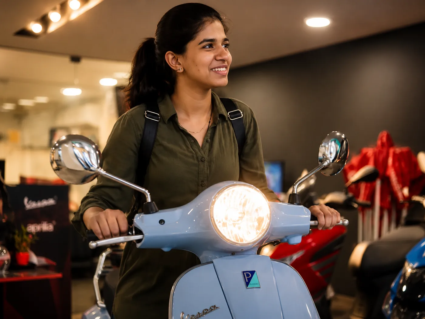New rider, new Vespa